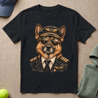 German Shepherd Pilot T-Shirt
