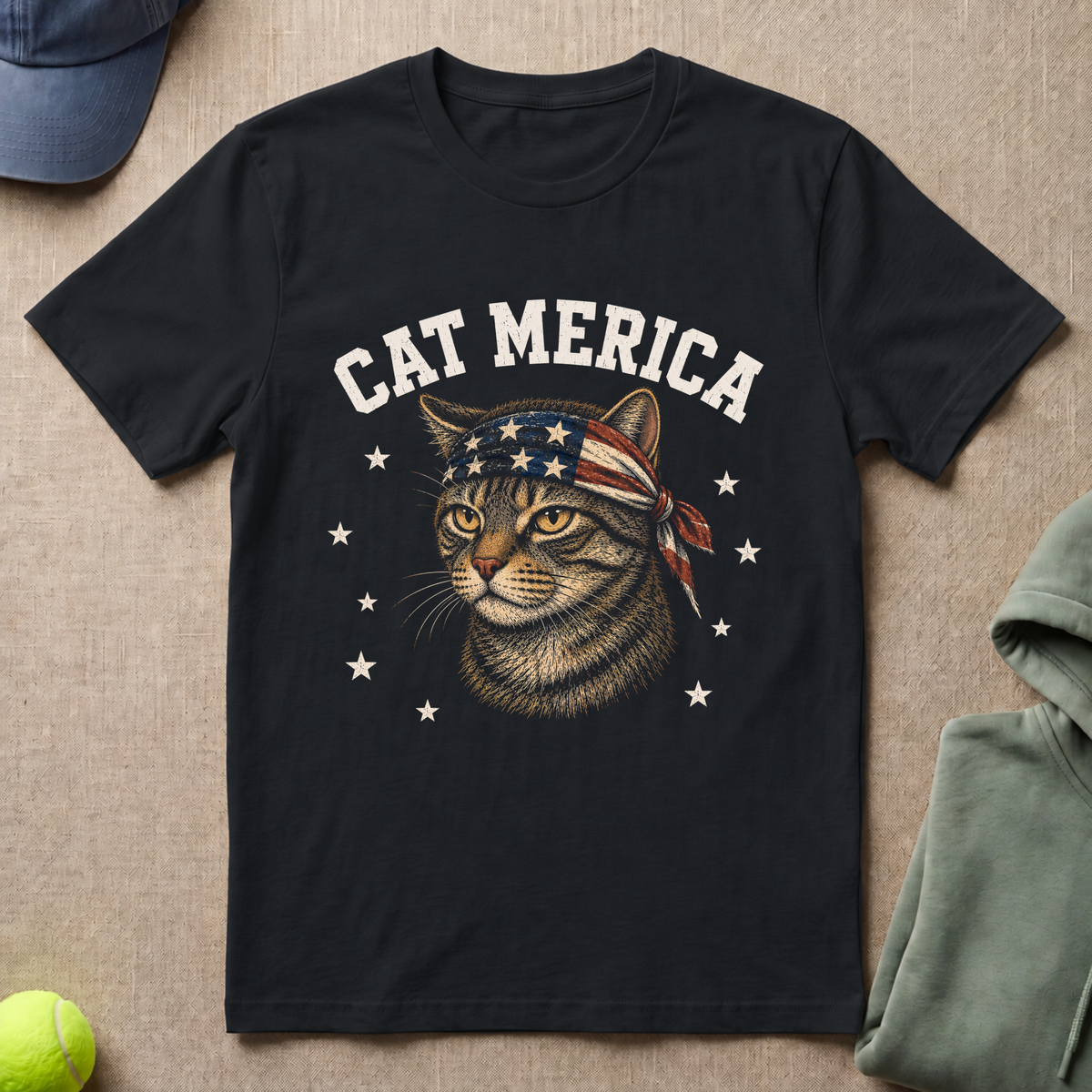 Cat Merica T-Shirt
