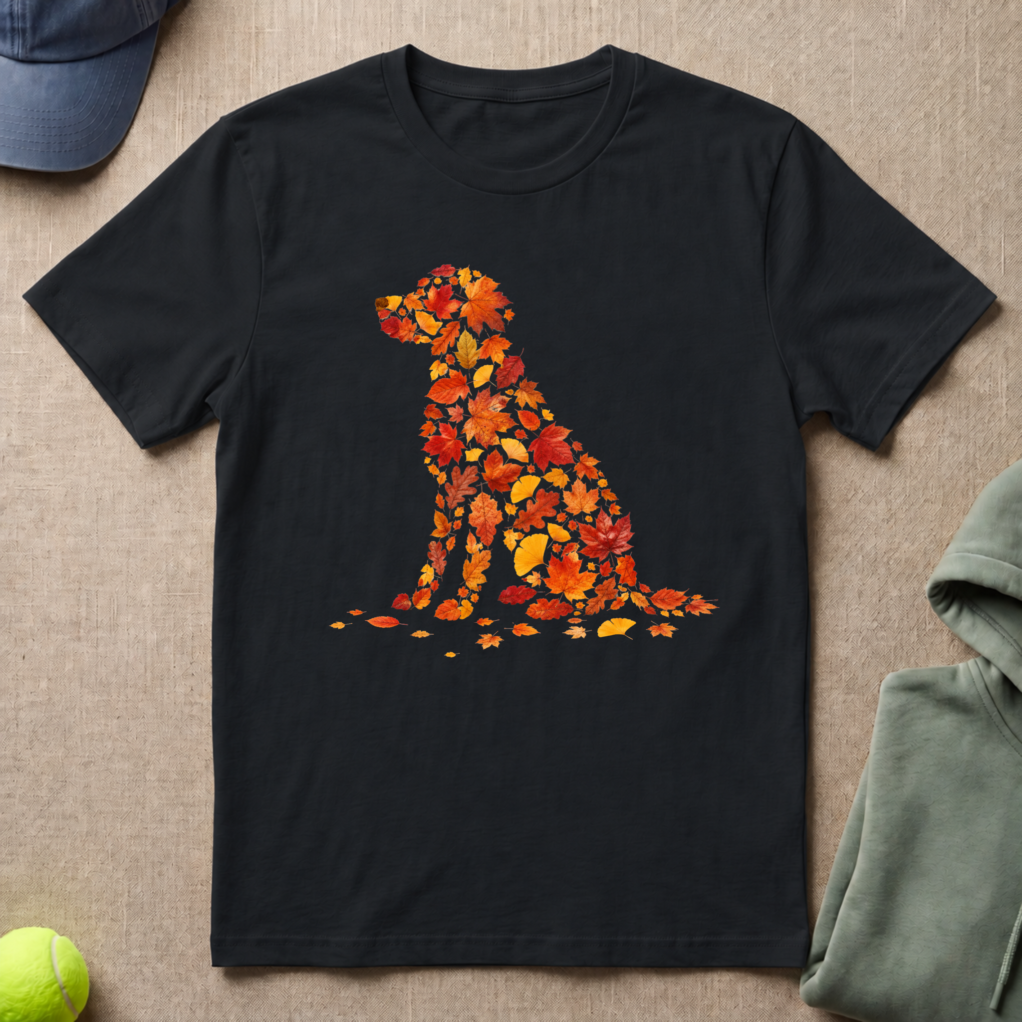 Dog In Fall T-Shirt