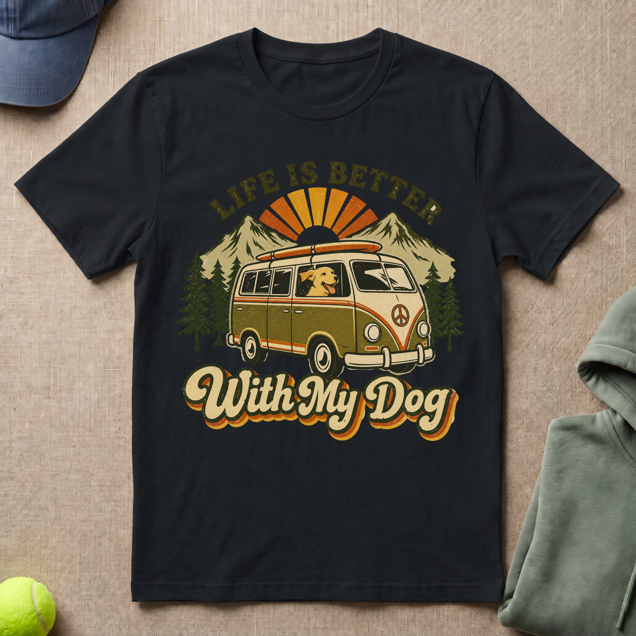 Camper Dog T-Shirt