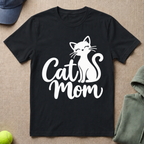 Cat Mom Silhouette T-Shirt