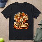 Peace Love Paws  T-Shirt