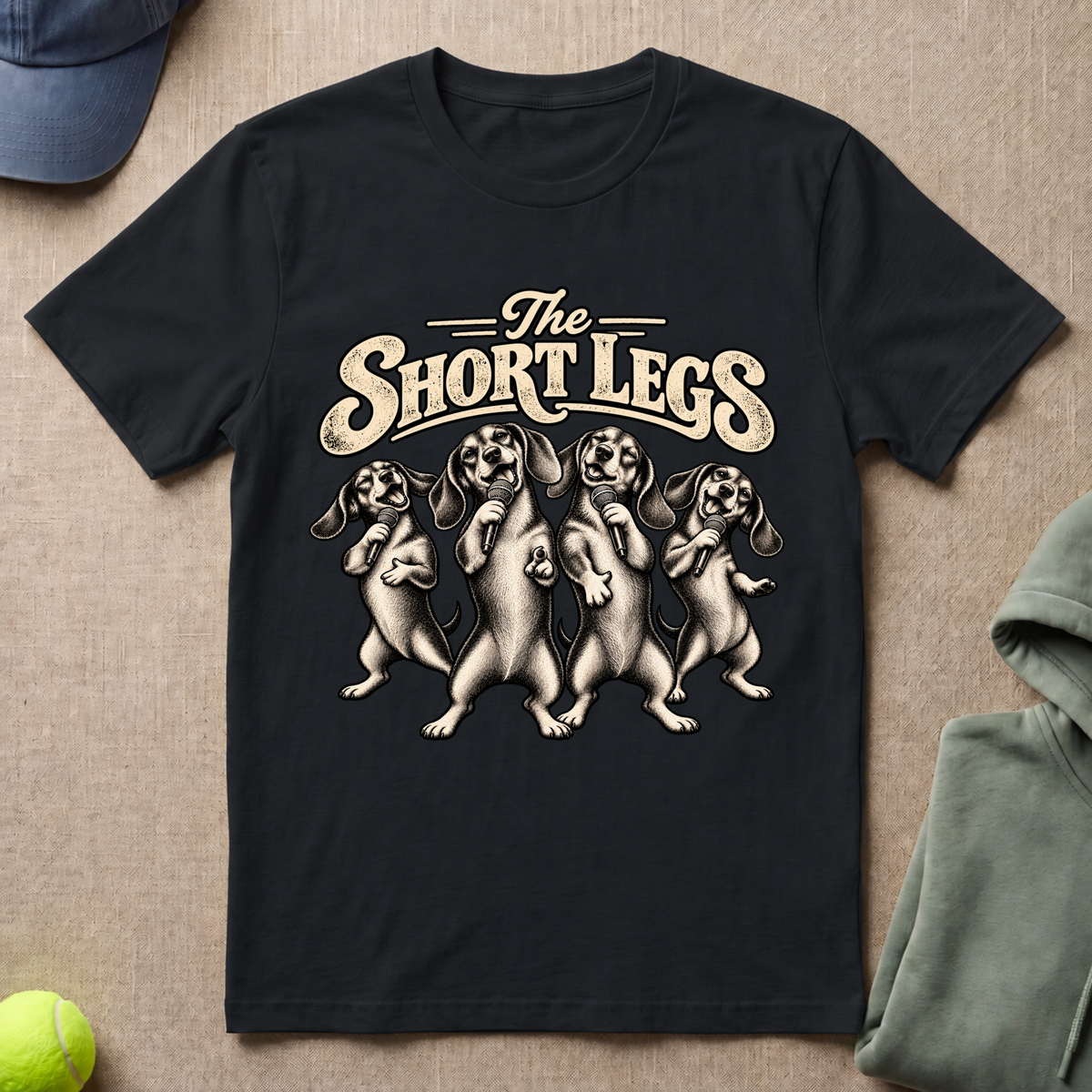 Short Legs Singing T-Shirt
