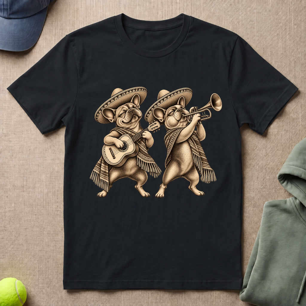 Frenchie Duo Mexican T-Shirt