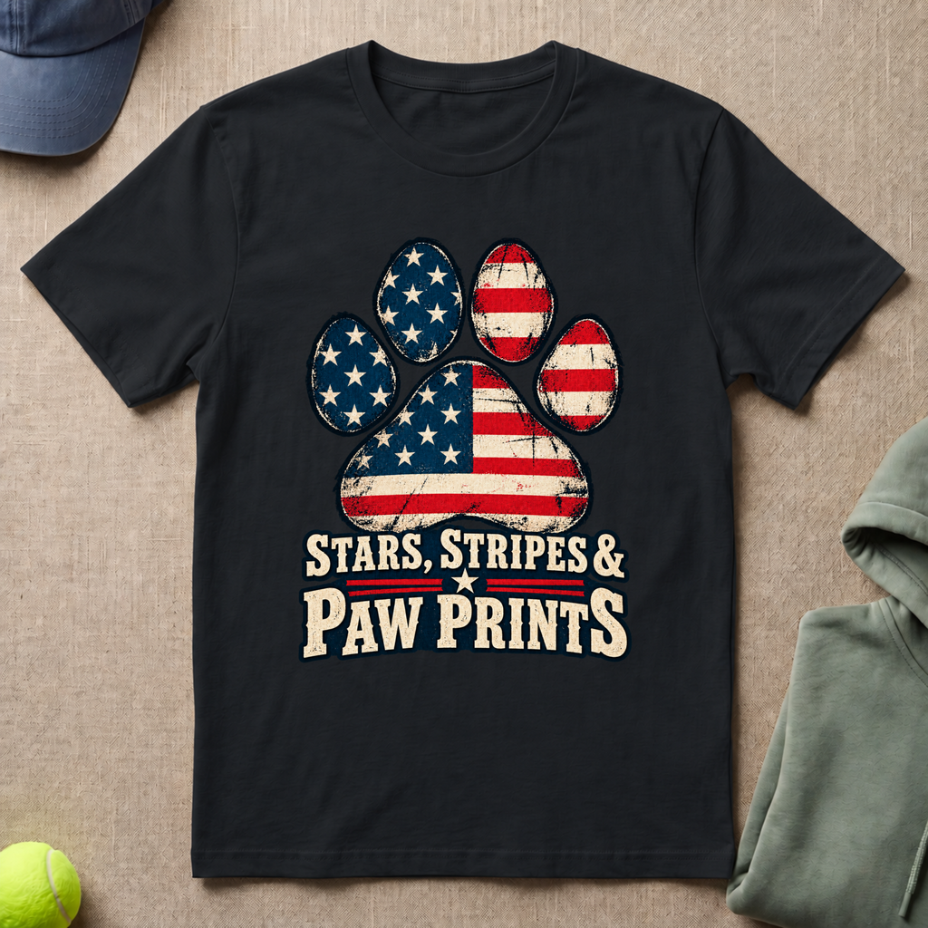 Stars Stipes & Paws T-Shirt
