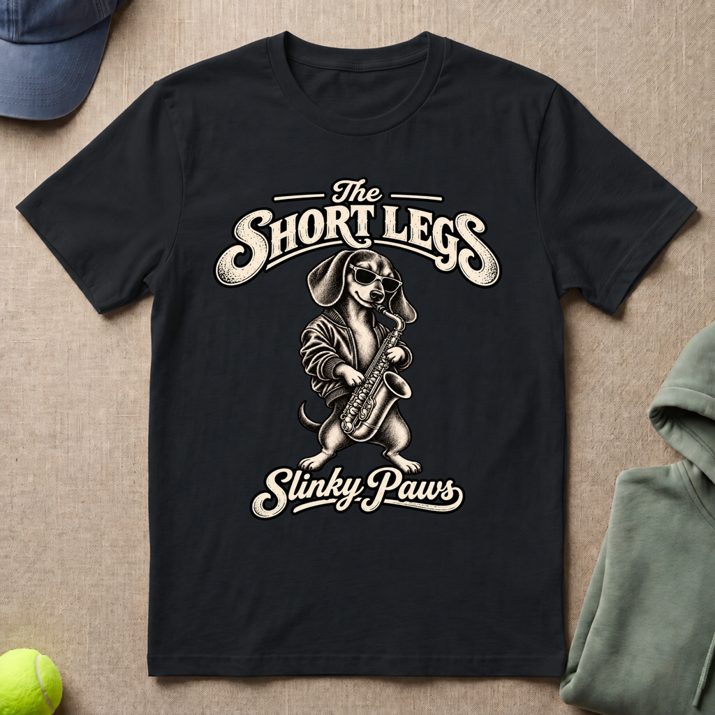 Short Legs Slinky Paws T-Shirt