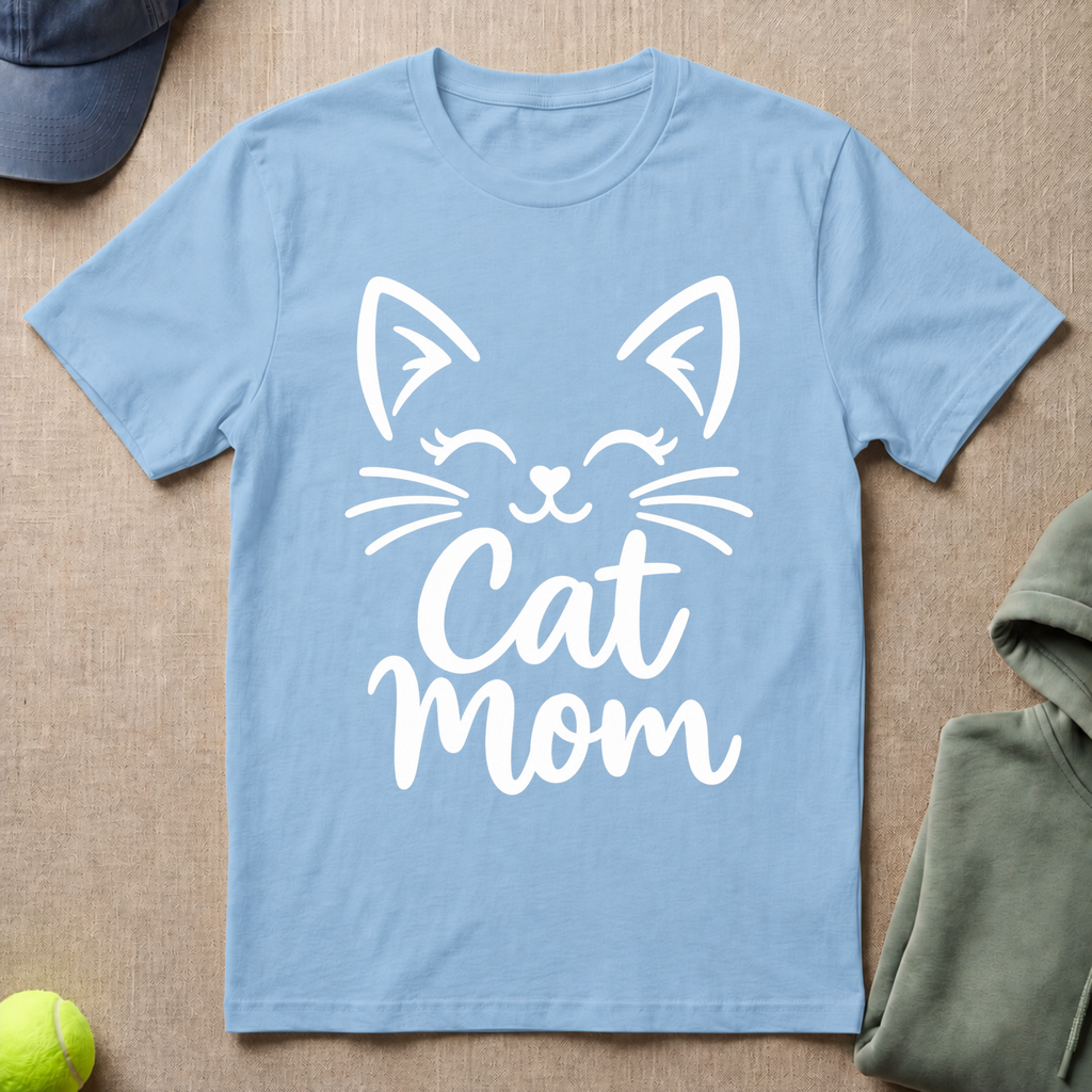 Cat Mom Smile T-Shirt
