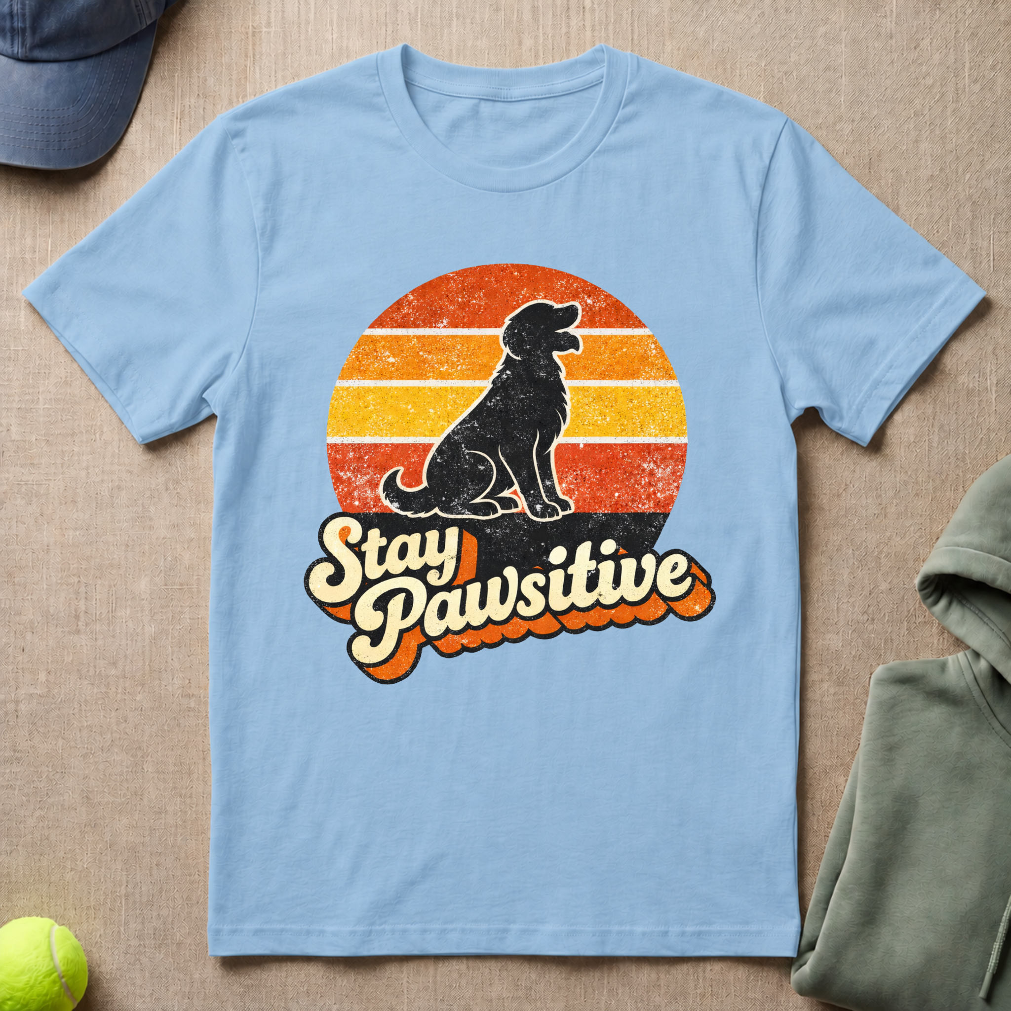 Stay Pawsitive T-Shirt