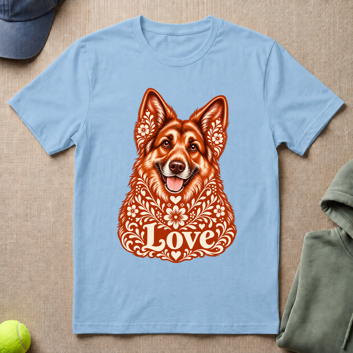German Shepherd Love T-Shirt