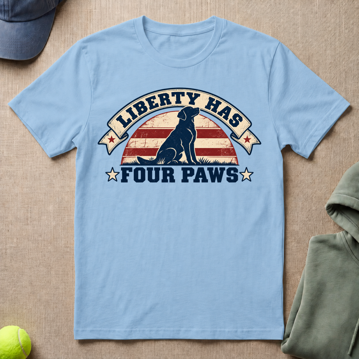 Liberty Has Paws T-Shirt