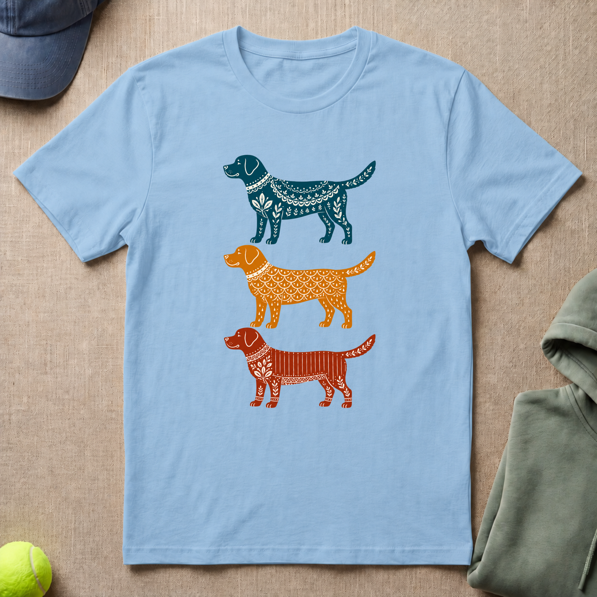 Labrador Retriever In Color T-Shirt