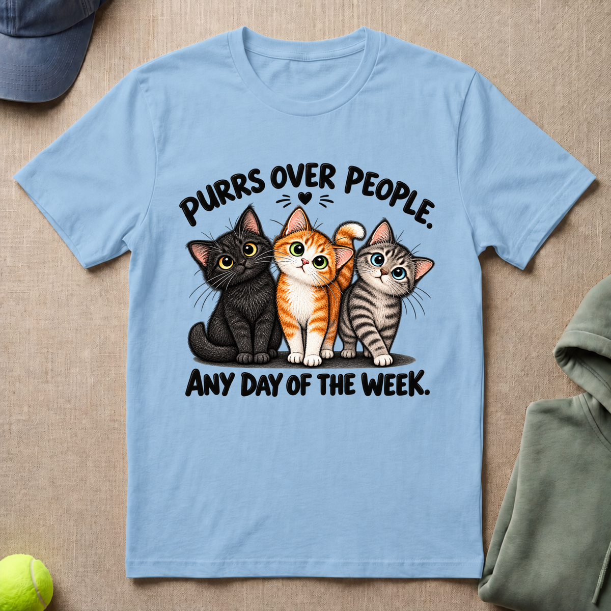 Purrs Over People T-Shirt
