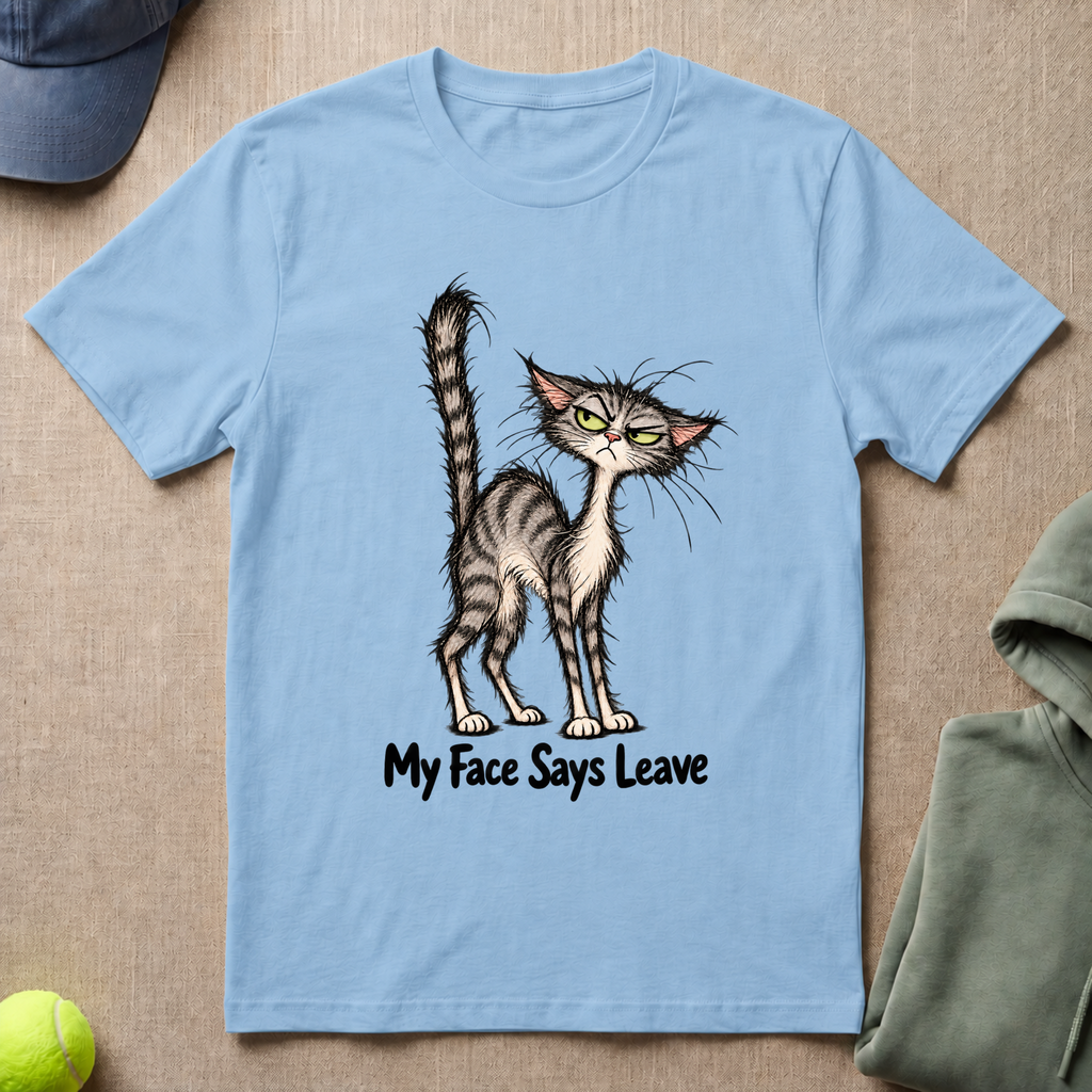 Face Says Leave T-Shirt