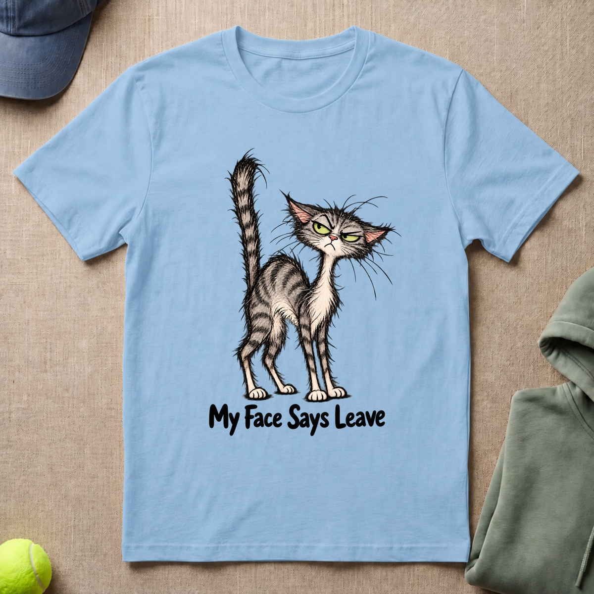 Face Says Leave T-Shirt