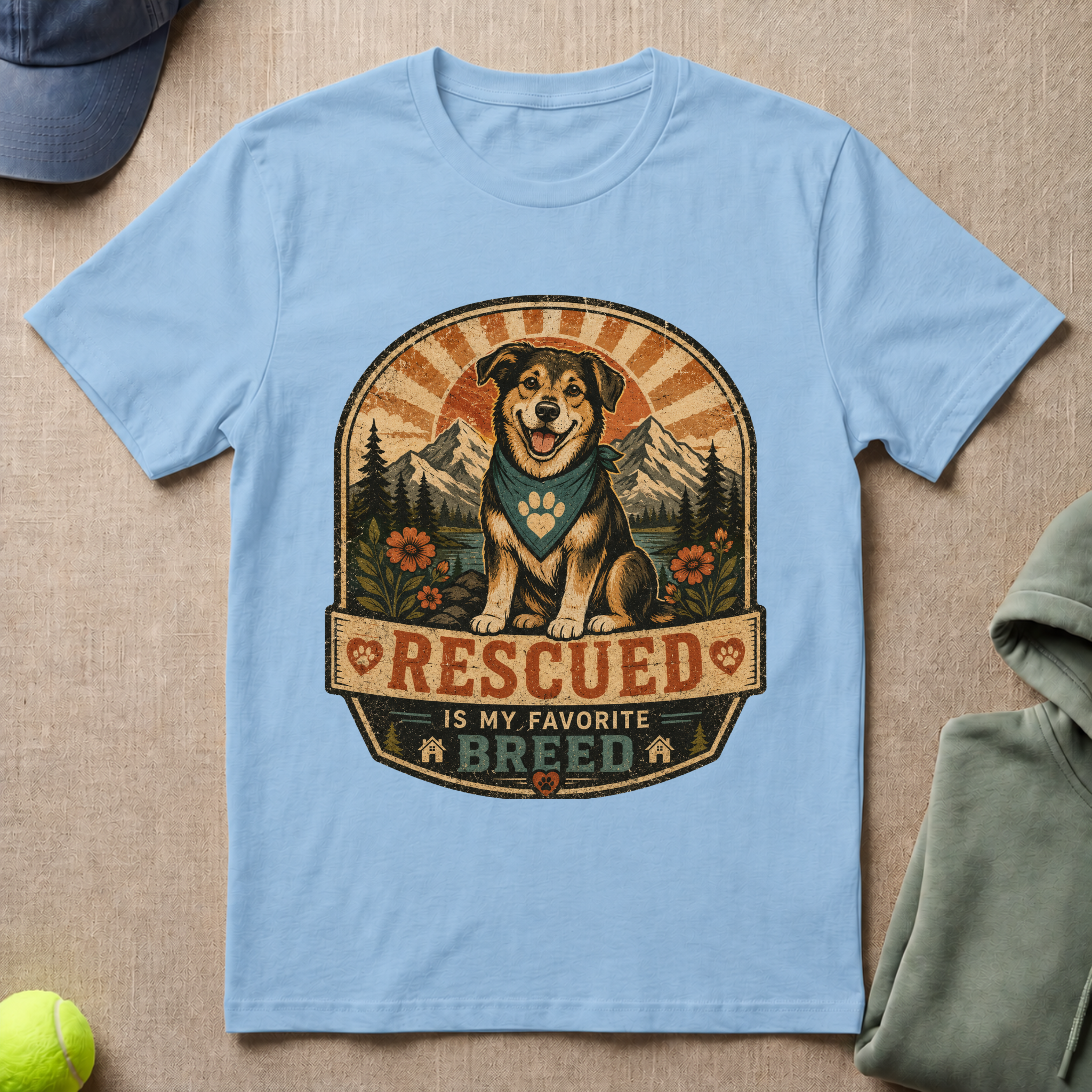 Rescued Favourite Breed   T-Shirt
