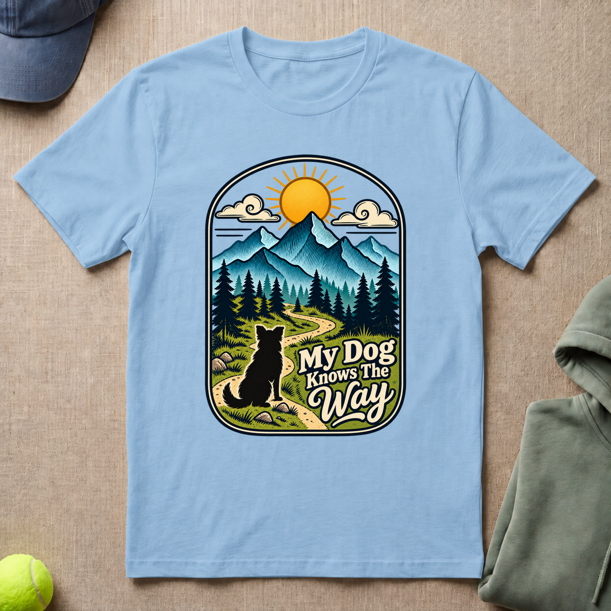Dog Knows The Way T-Shirt
