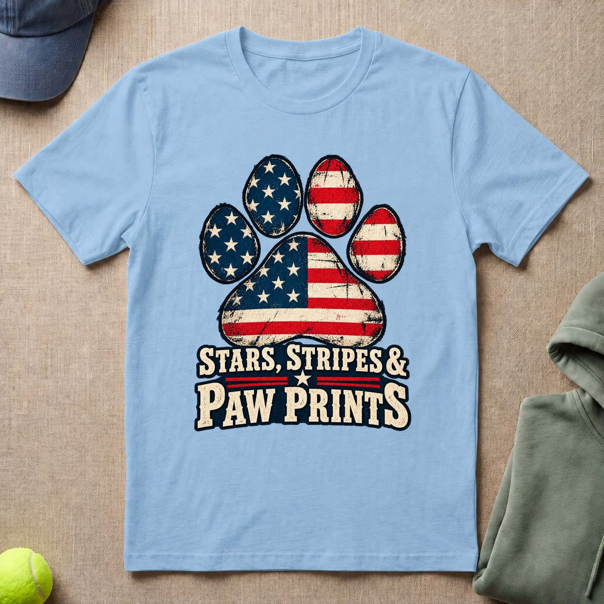 Stars Stipes & Paws T-Shirt