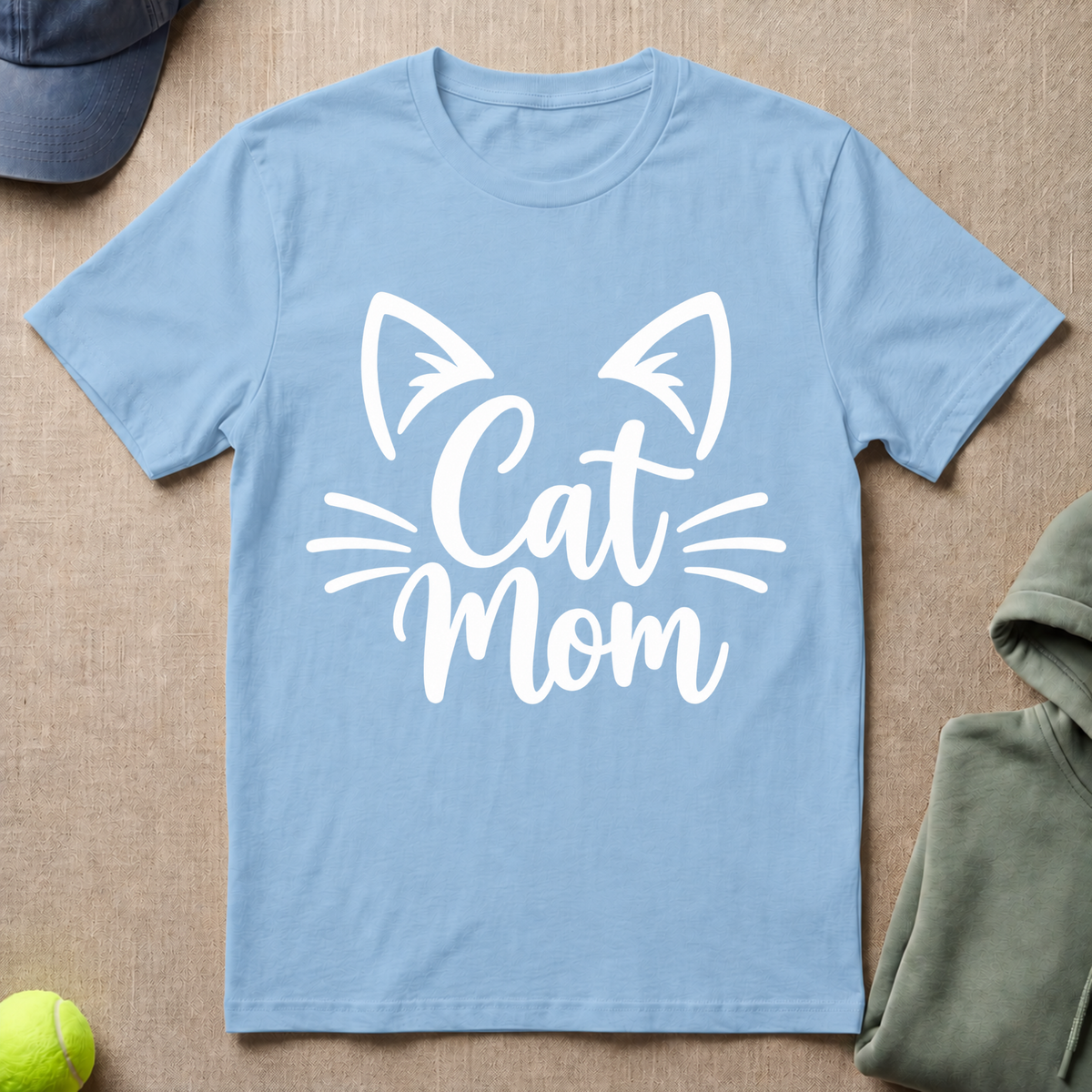 Cat Mom Whiskers T-Shirt