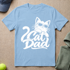 Cat Dad Silhouette T-Shirt