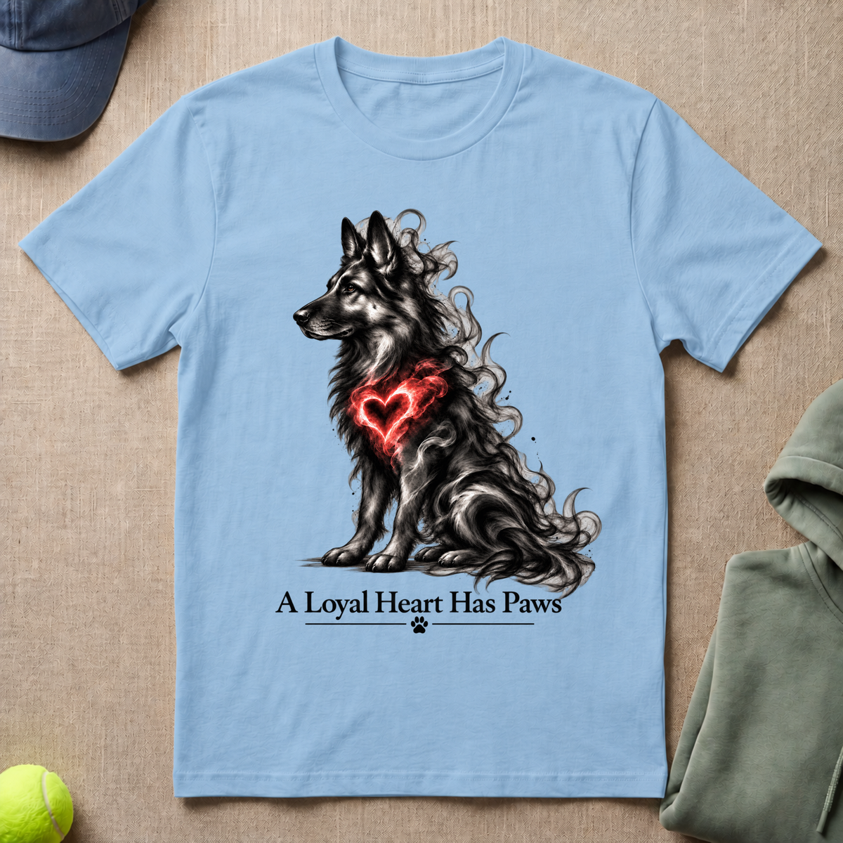 German Shepherd Smokey T-Shirt