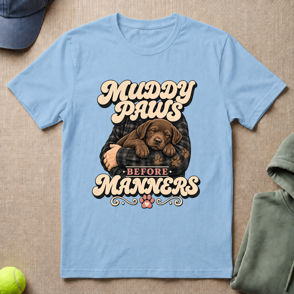 Muddy Paw Manners T-Shirt
