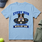 Run Better With Dog T-Shirt