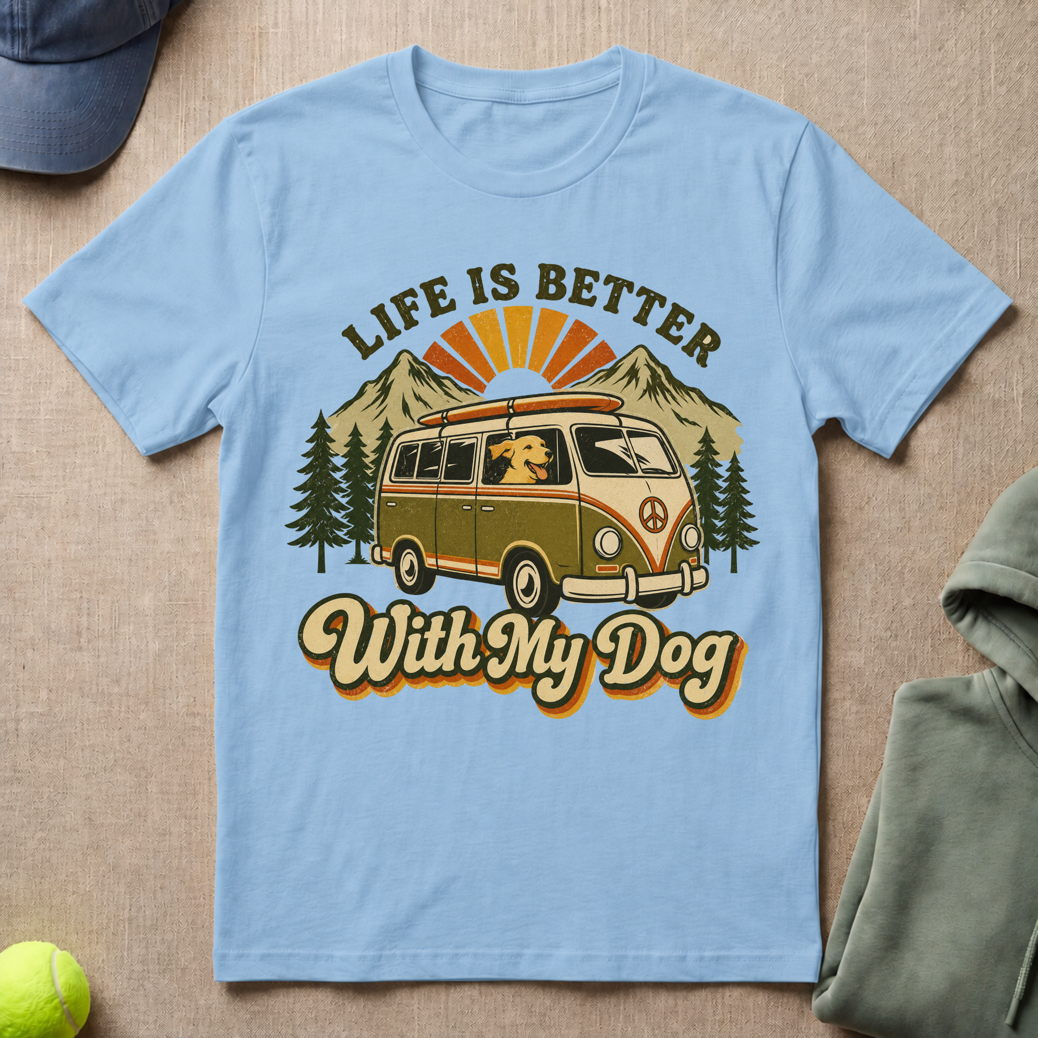 Camper Dog T-Shirt