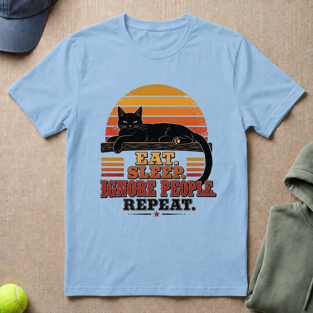 Cat Repeat T-Shirt