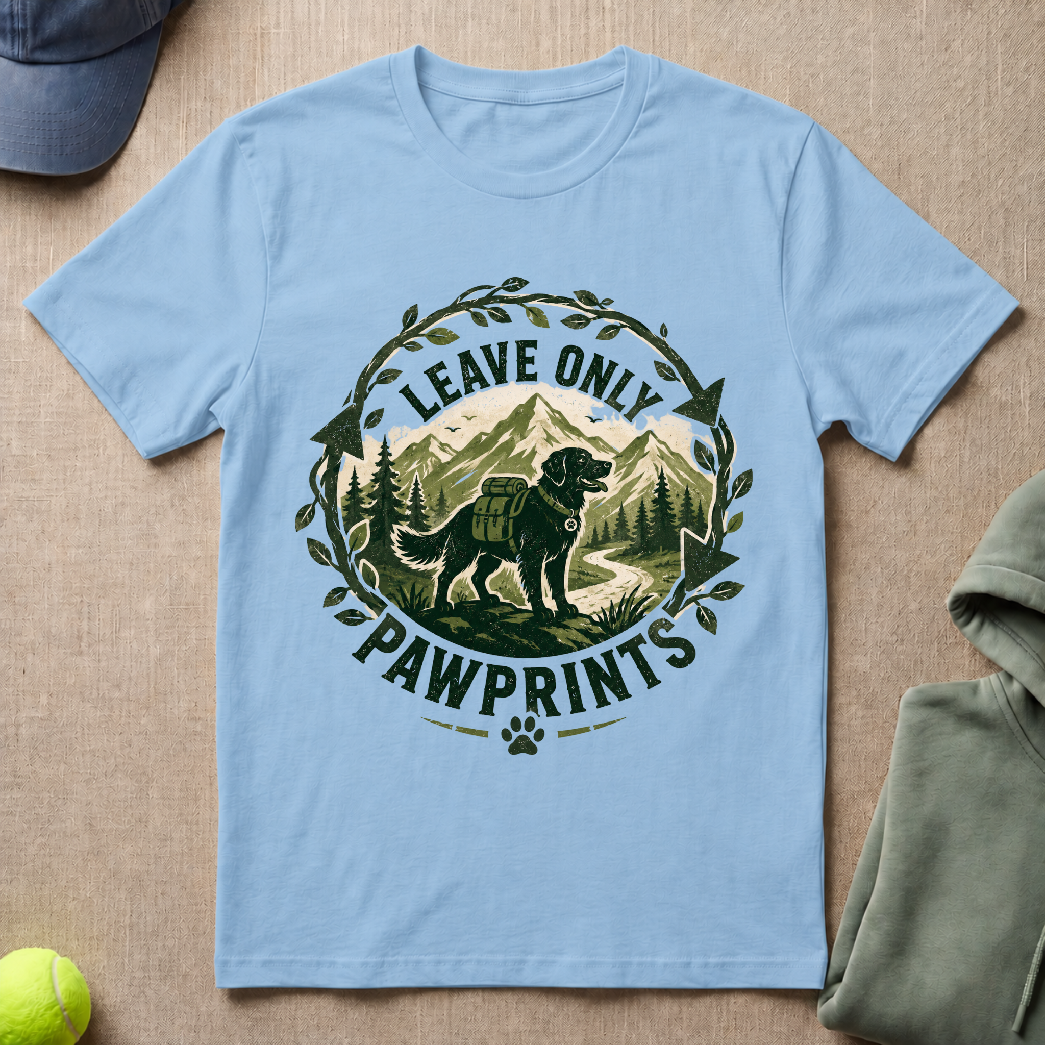 Leave Only Paw T-Shirt