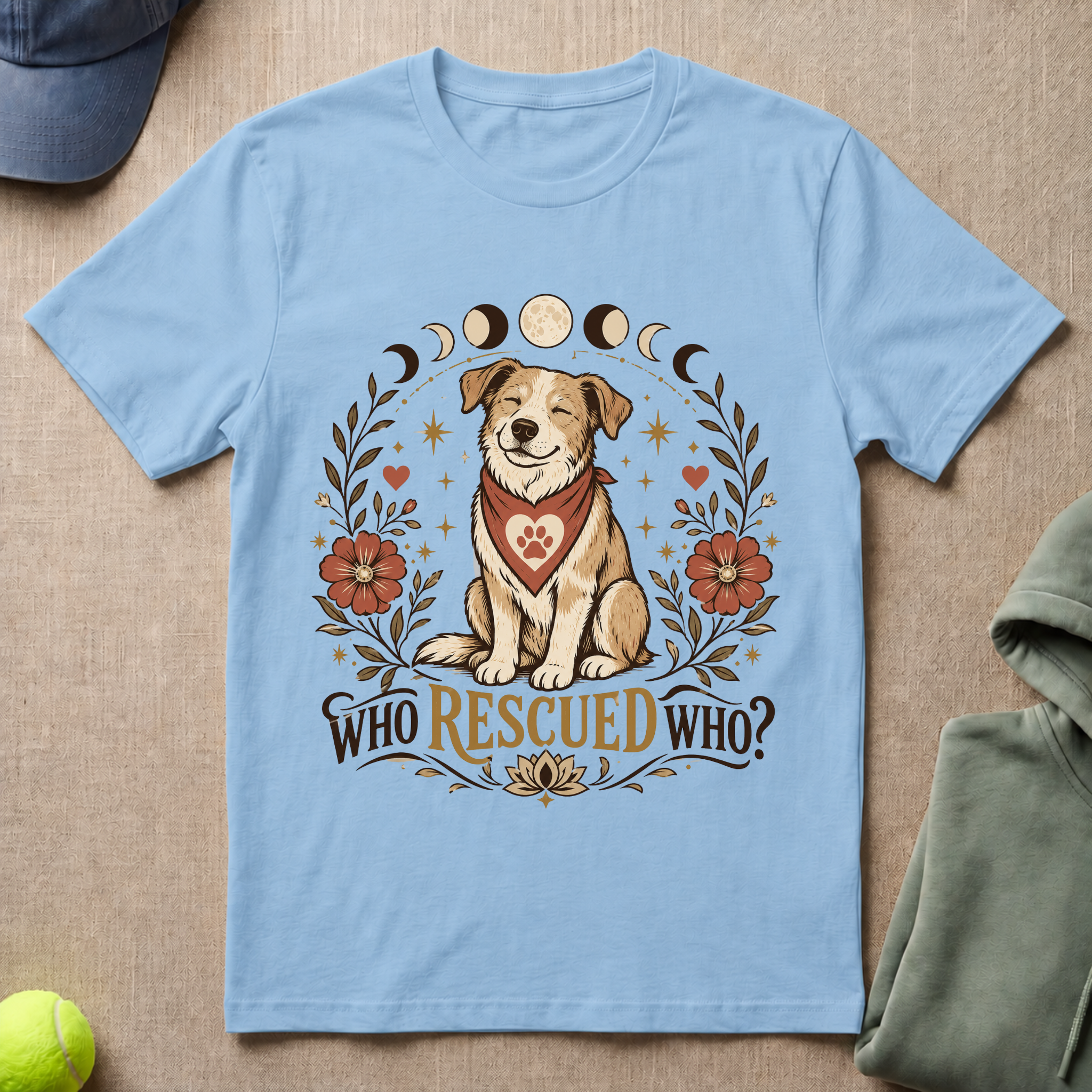 Who Rescued Who T-Shirt