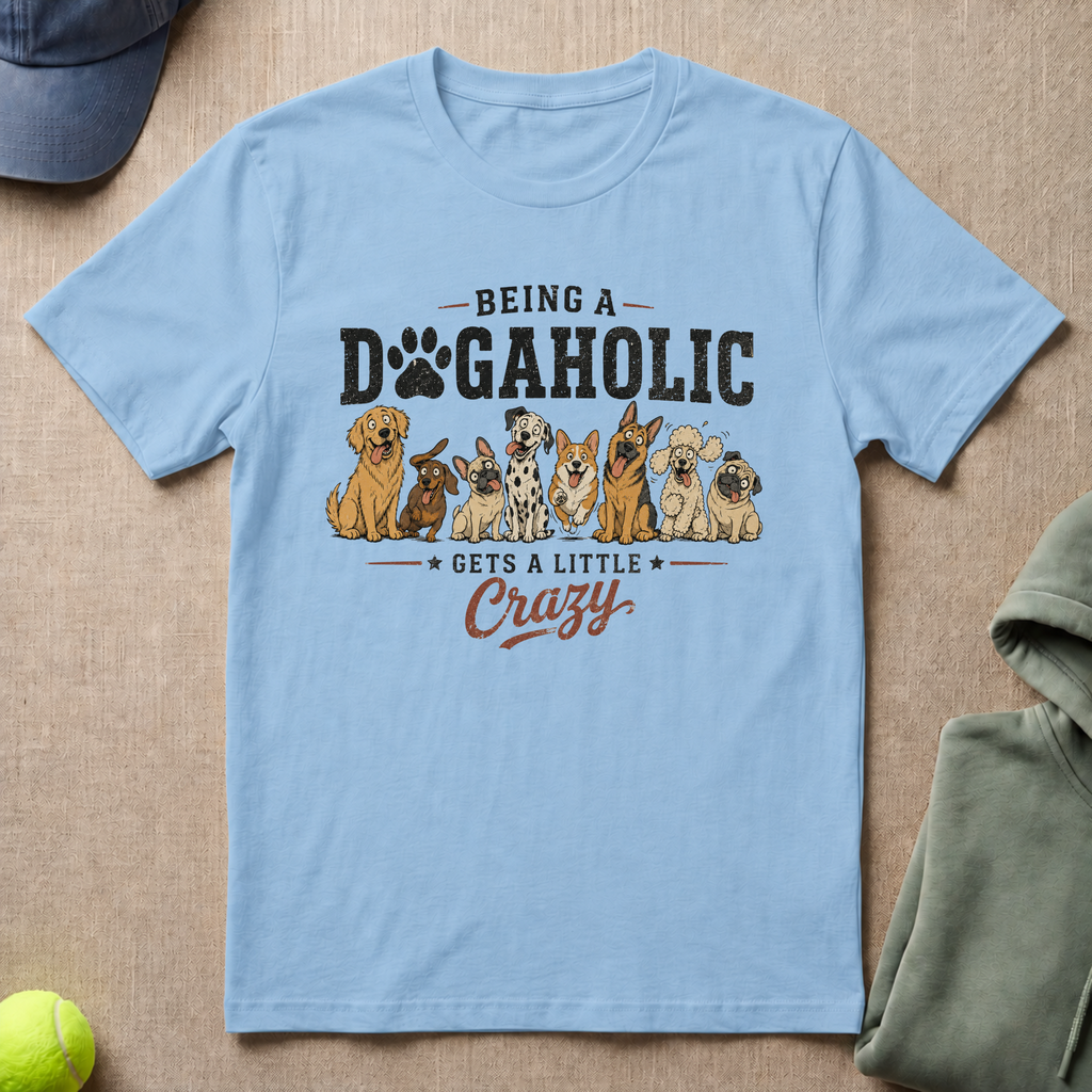 Crazy Dogaholic T-Shirt