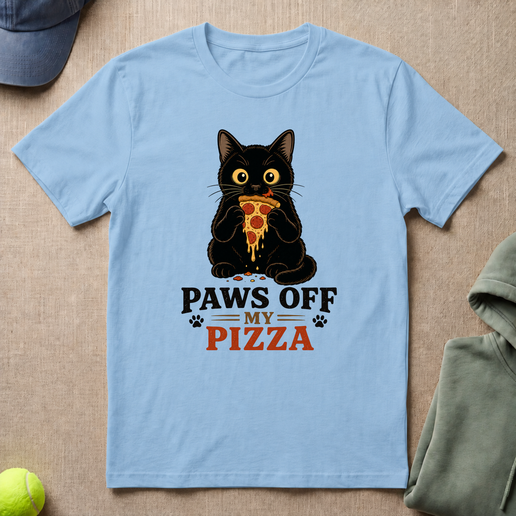 Cat & Pizza T-Shirt