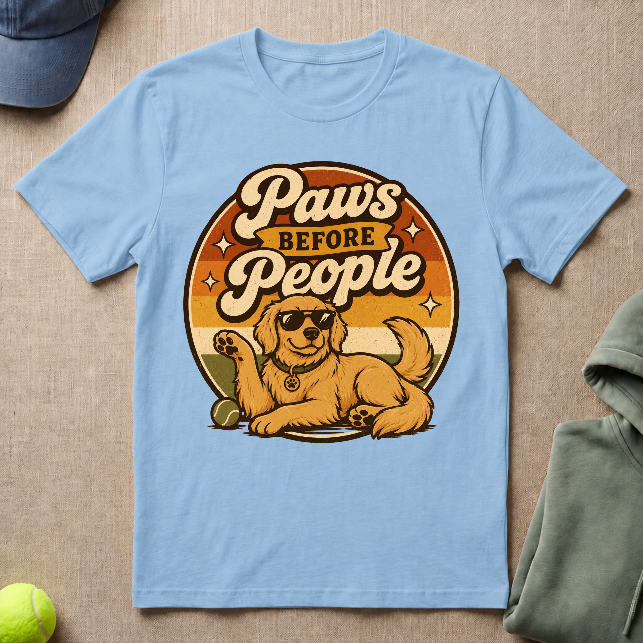 Dog With Ball T-Shirt