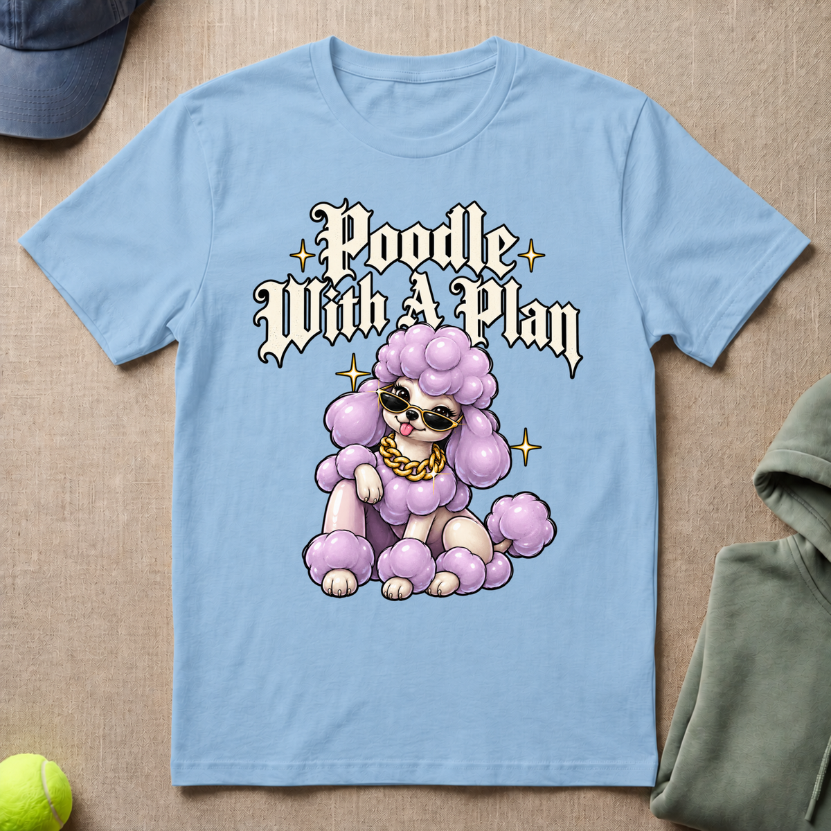 Poodle With Plan T-Shirt