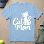 Cat Mom Silhouette T-Shirt