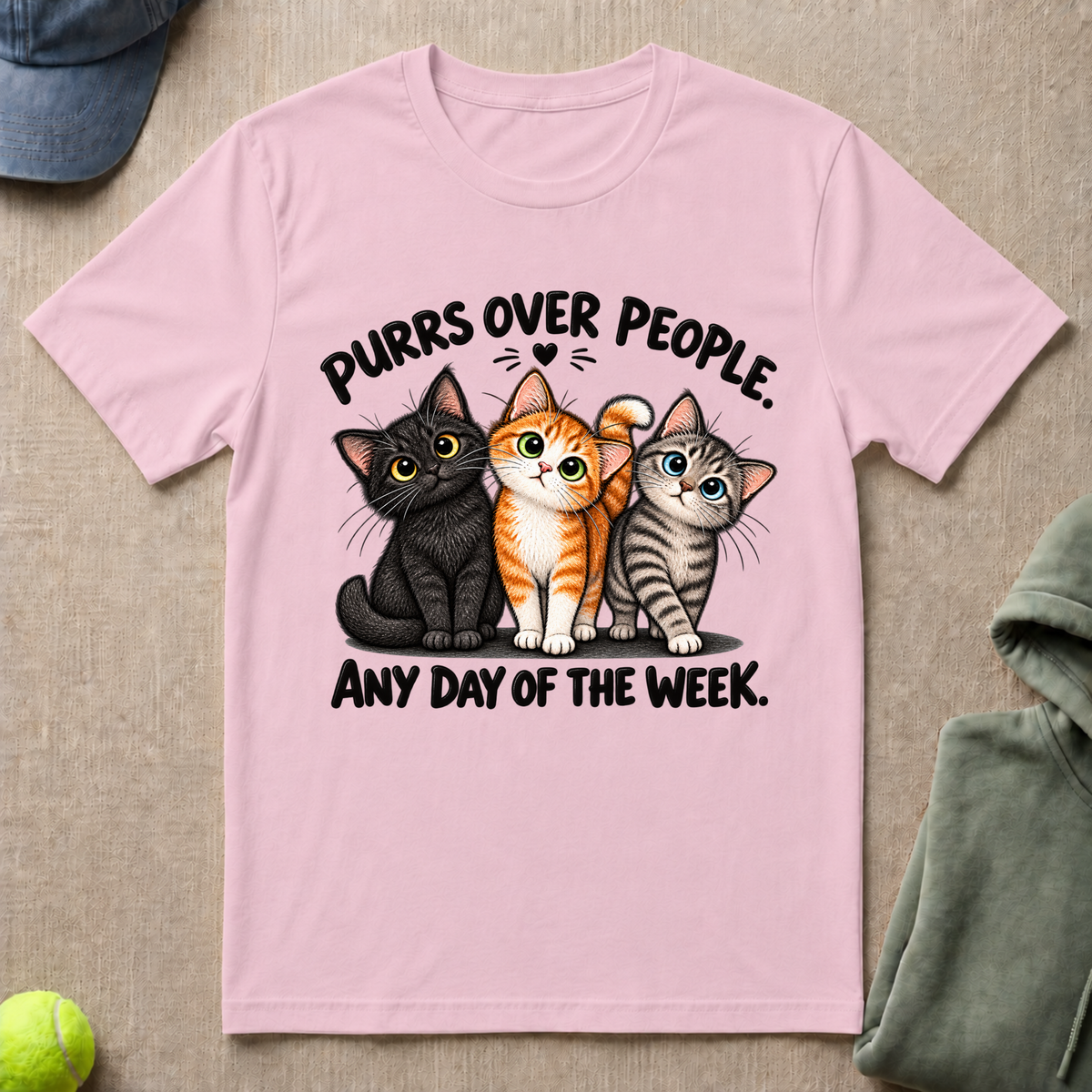 Purrs Over People T-Shirt