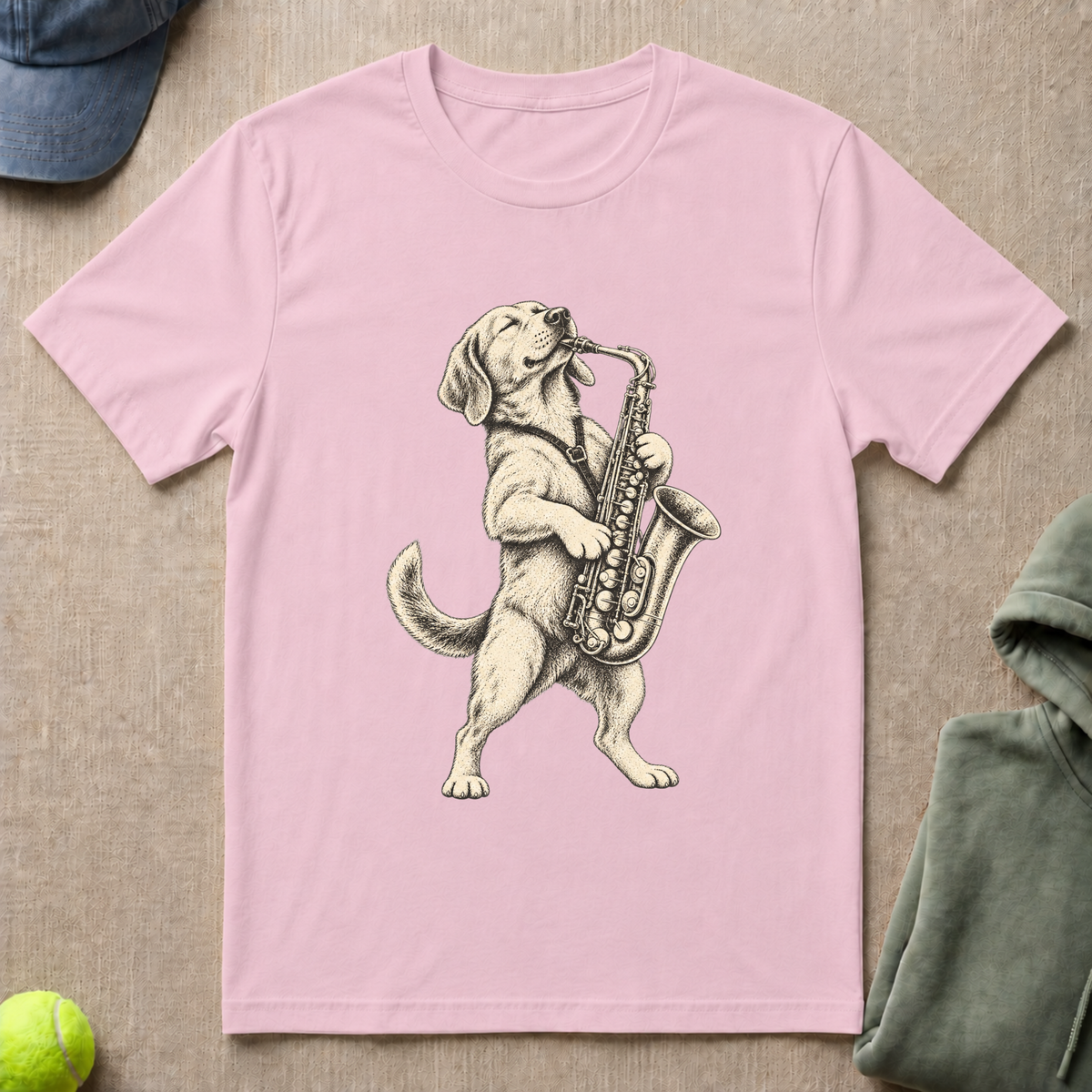 Dog Saxophone T-Shirt