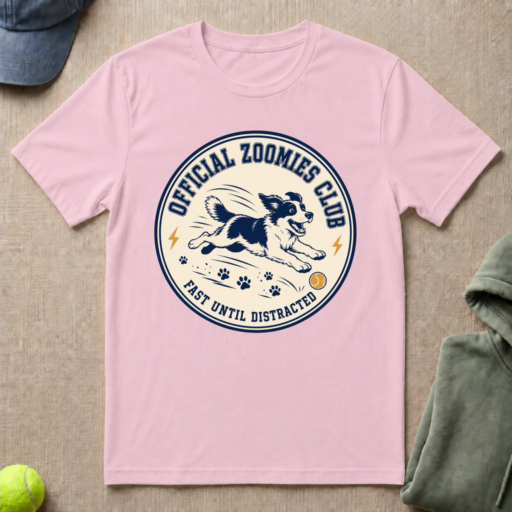 Official Zoomies Club Club T-Shirt