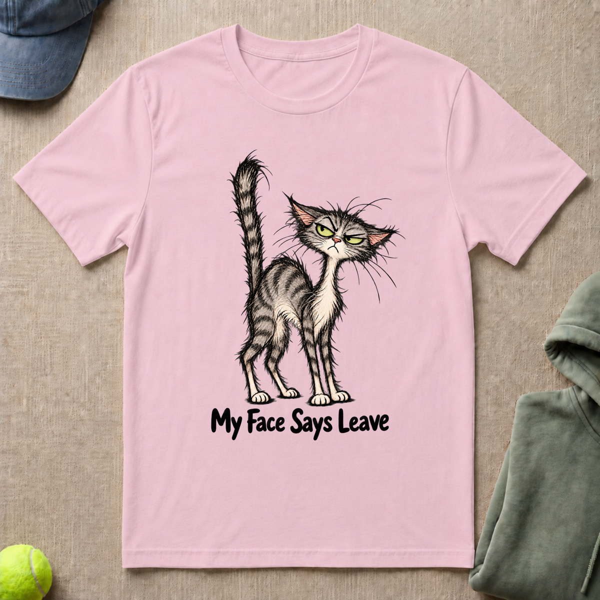 Face Says Leave T-Shirt