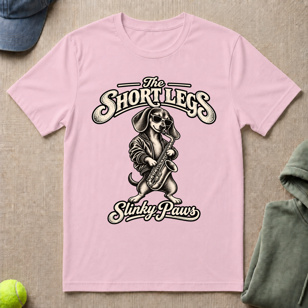 Short Legs Slinky Paws T-Shirt