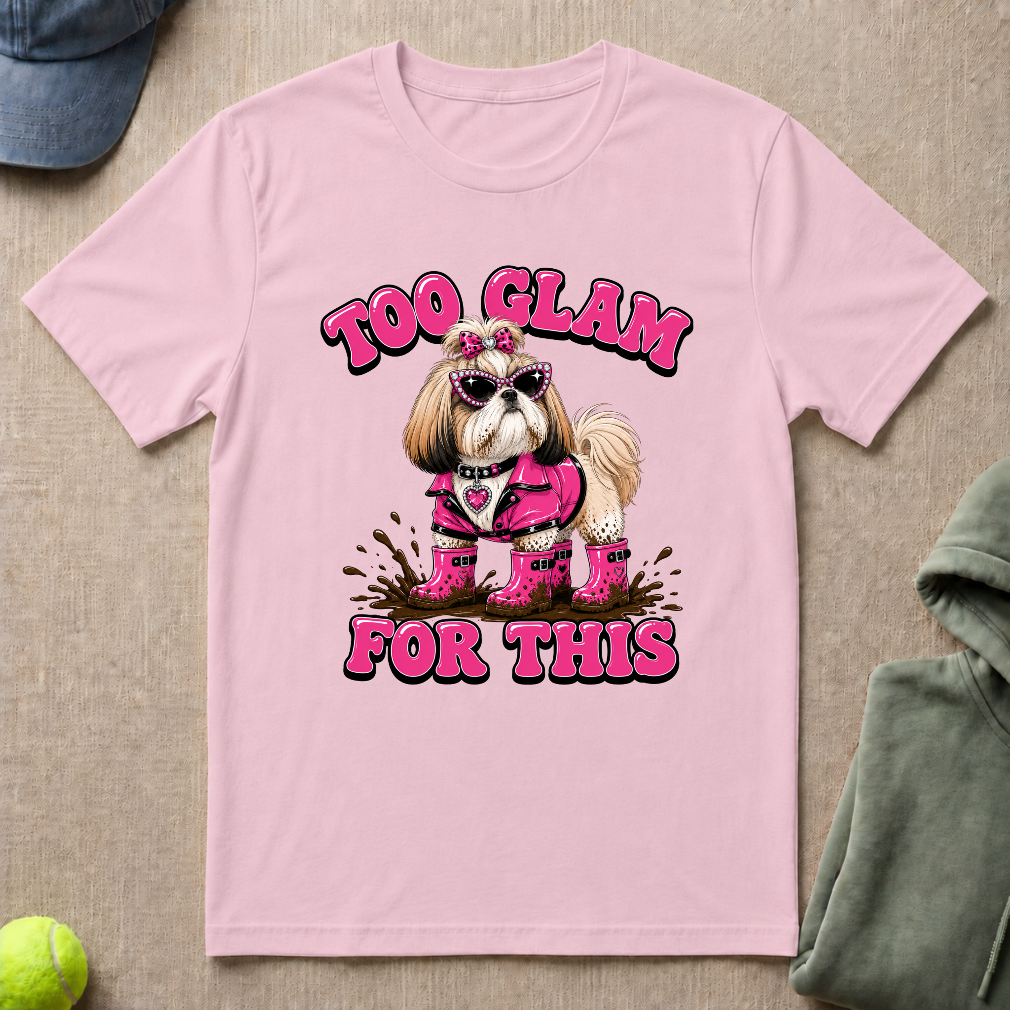 Too Glam For This T-Shirt
