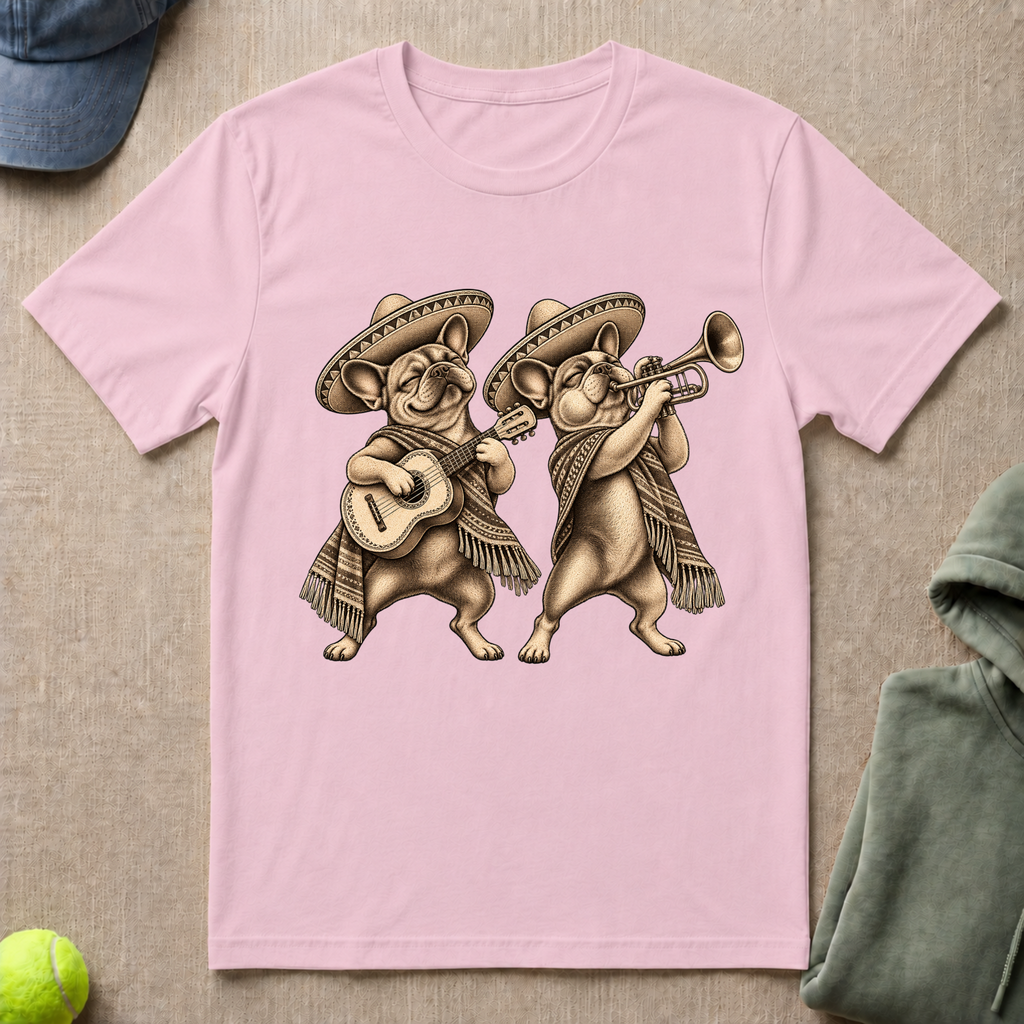 Frenchie Duo Mexican T-Shirt
