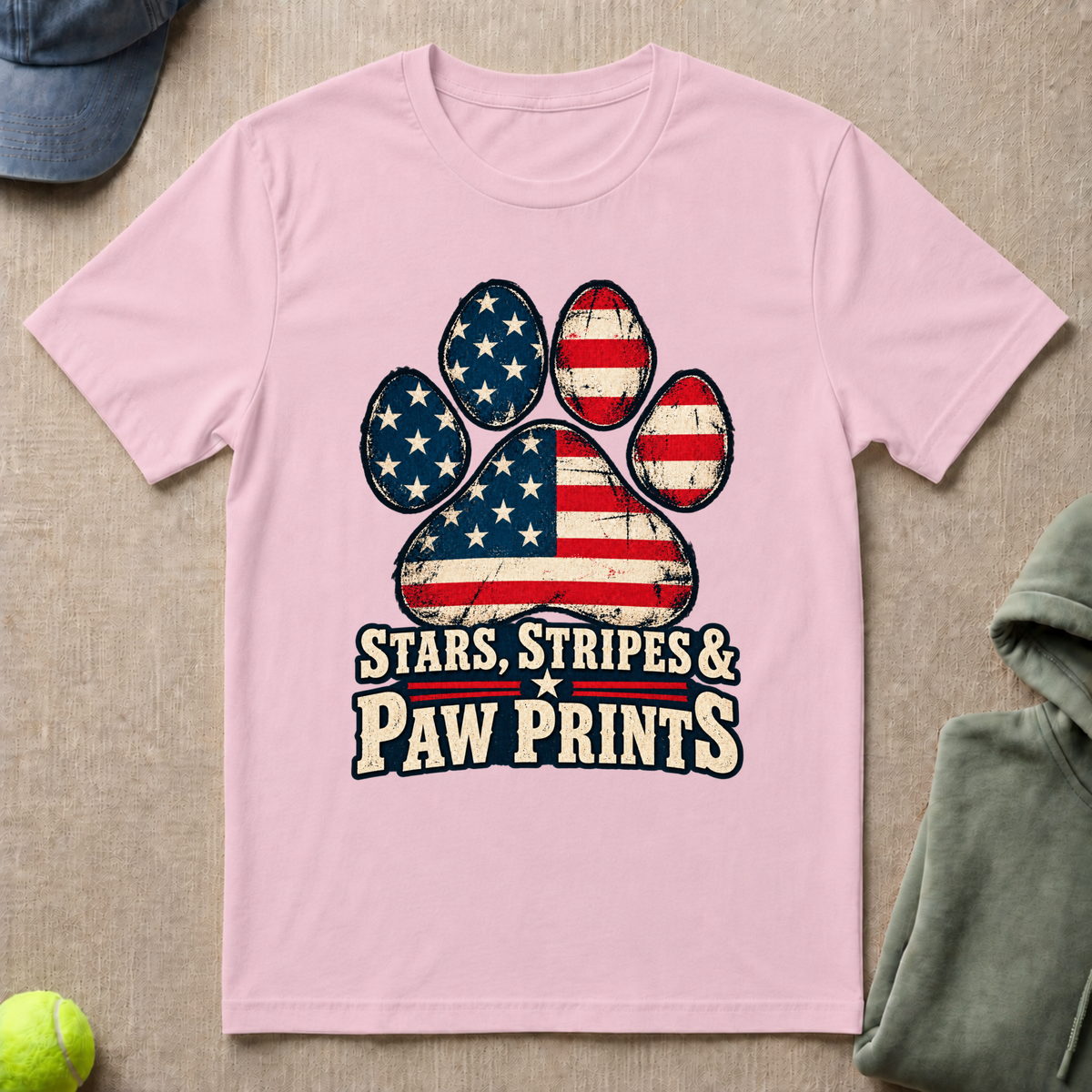 Stars Stipes & Paws T-Shirt