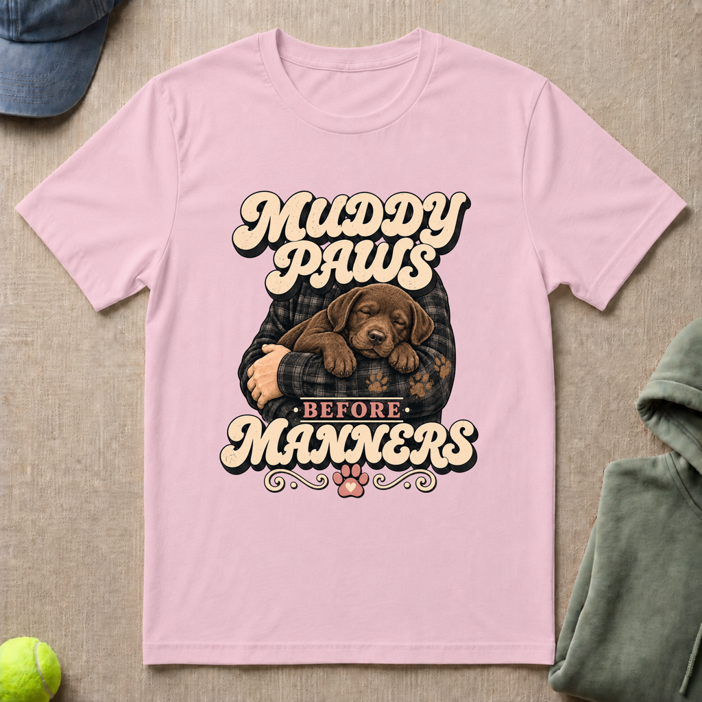 Muddy Paw Manners T-Shirt