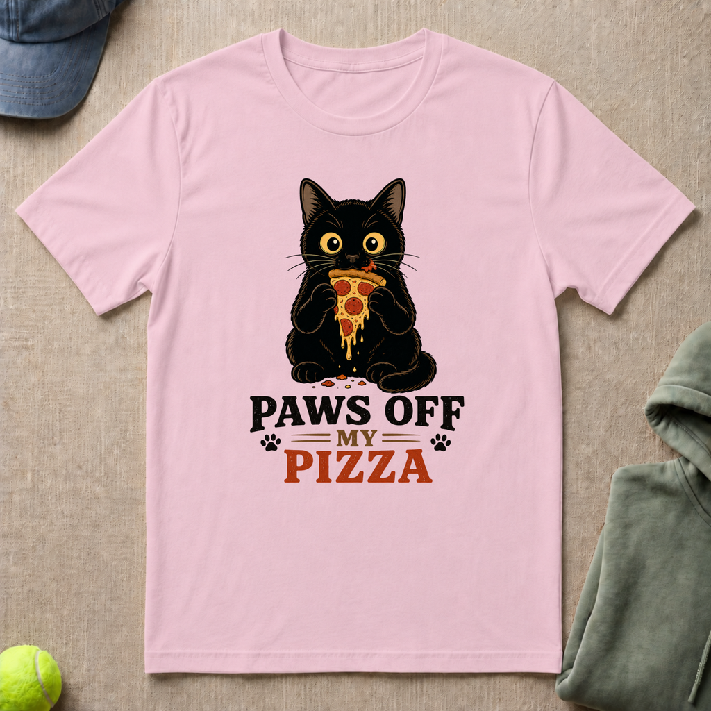 Cat & Pizza T-Shirt