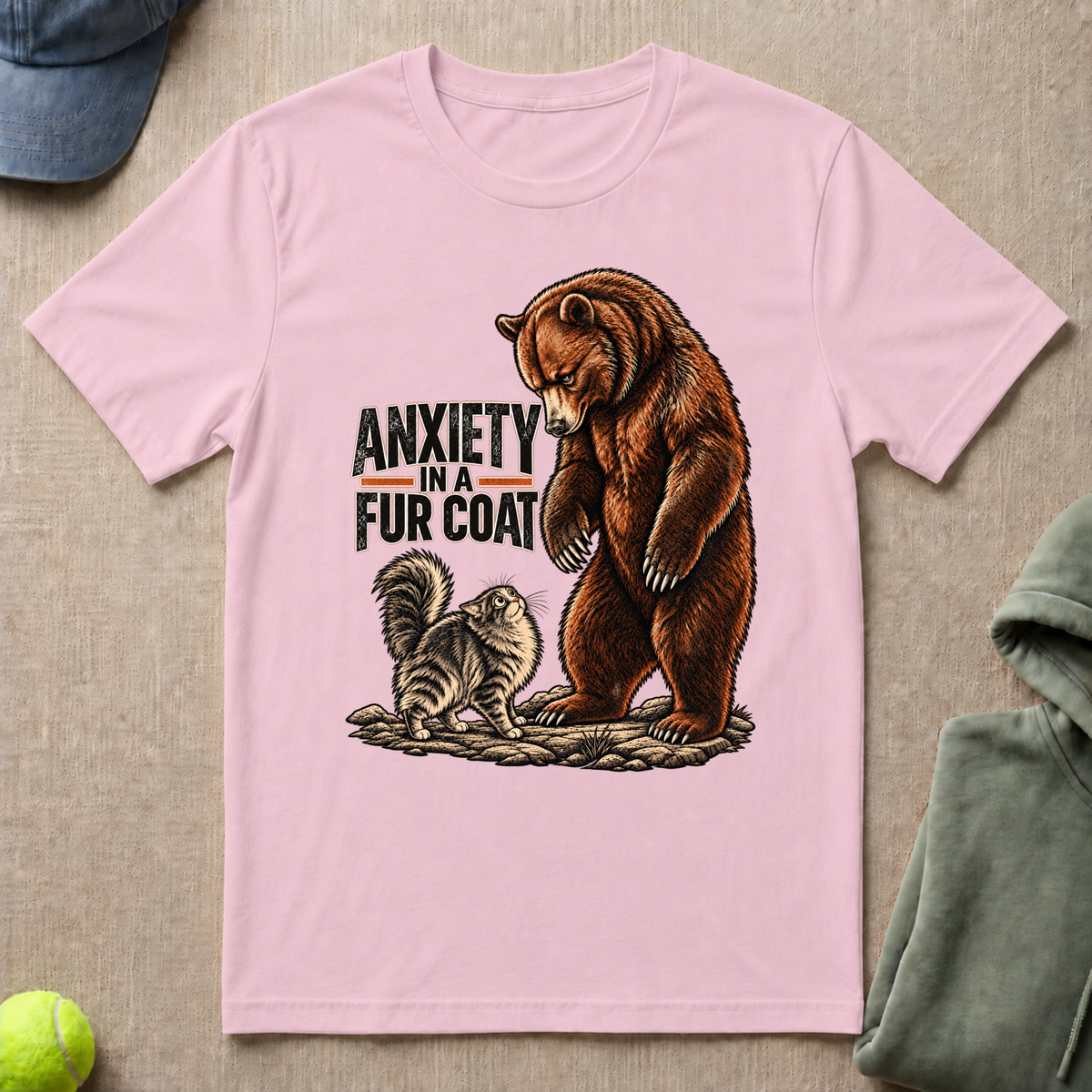 Anxiety In Fur T-Shirt