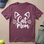 Cat Mom Whiskers T-Shirt