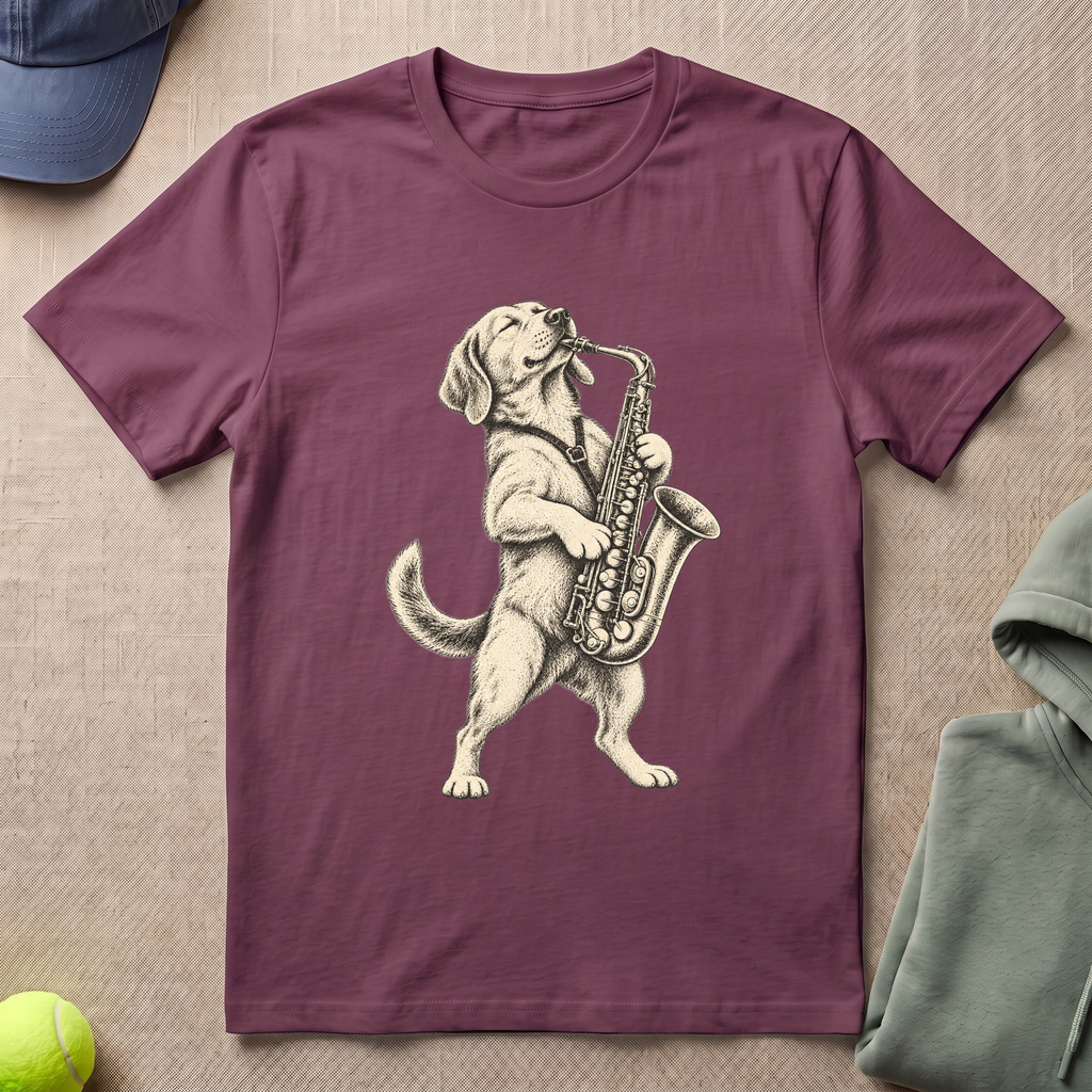 Dog Saxophone T-Shirt