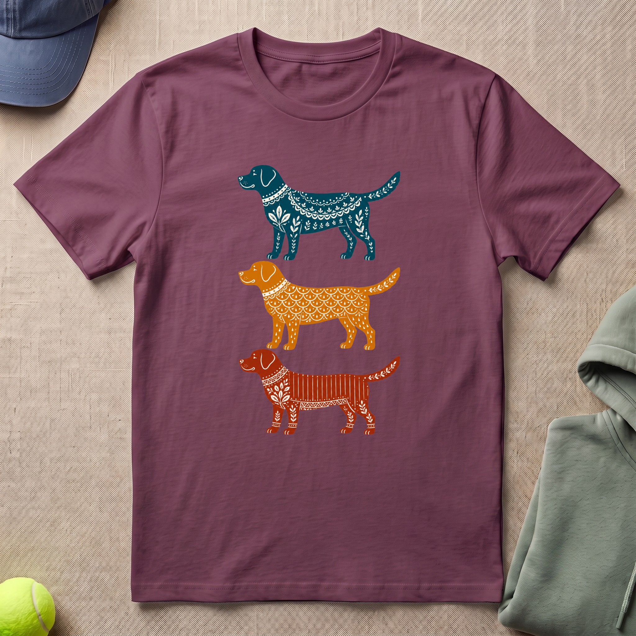 Labrador Retriever In Color T-Shirt