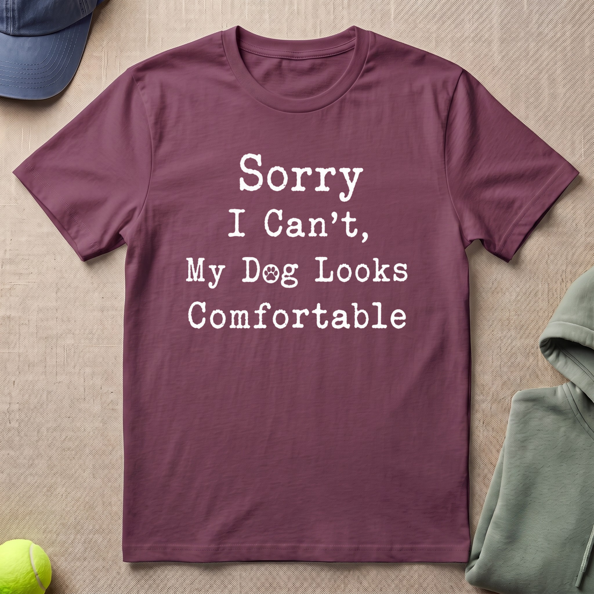 Looks Comfortable Slogan T-Shirt